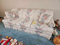 3 Cushion Couch and Loveseat - Floral Design - nice