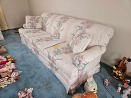 3 Cushion Couch and Loveseat - Floral Design - nice