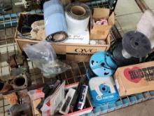 Garage clean out: auto parts, lights, planer roller stands