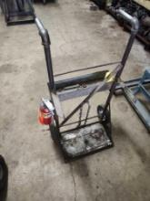 Oxy-Acetylene welding cart with fire extinguisher.