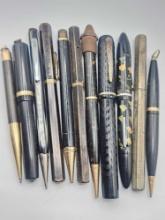 (11) antique & vintage fountain / dip pens & mechanical pencils