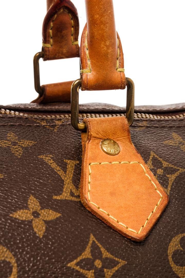 Louis Vuitton Brown Monogram Canvas Speedy Bandouliere 35 Satchel Bag