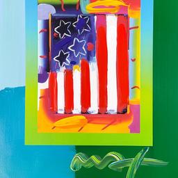 Flag by Peter Max
