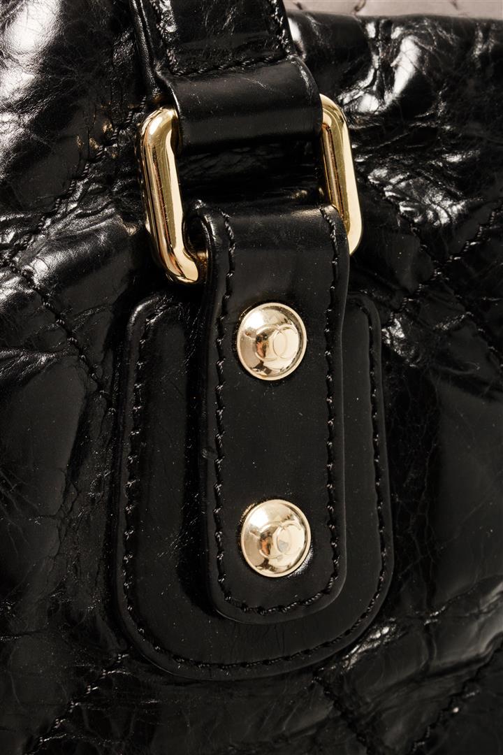 Chanel Black and Gold Leather Portobello Tote bag
