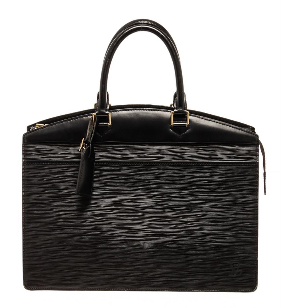 Louis Vuitton Black Epi Leather Riviera Bag