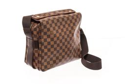 Louis Vuitton Brown Damier Ebene Naviglio Messenger Bag