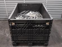 Pallet Crate Full of Extension Cords And Power Surge Bars