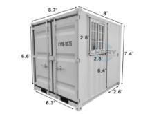 8' Container w/ Side Window