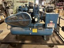 QUINCY MODEL FF325 2-STAGE HORIZONTAL AIR COMPRESSOR, 3PH