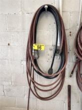 LOT: AIR HOSE & HEAVY DUTY EXTENSION CORD