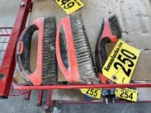 LOT: (3) SNAP-ON WIRE BRUSHES