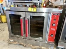 VULCAN MODEL VC4GD SINGLE FULL SIZE 2-DOOR GAS CONVECTION OVEN, NO CASTERS, LP GAS