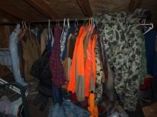 Assorted camo and clothing