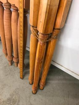 (2) Sets of Wood Table Legs