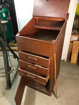 Antique Wooden Workstation/Desk