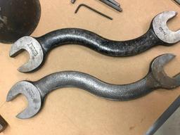 Vintage Hand Oil Pumps & Wrenches