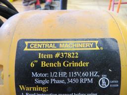 Central Machinery 6" Bench Grinder