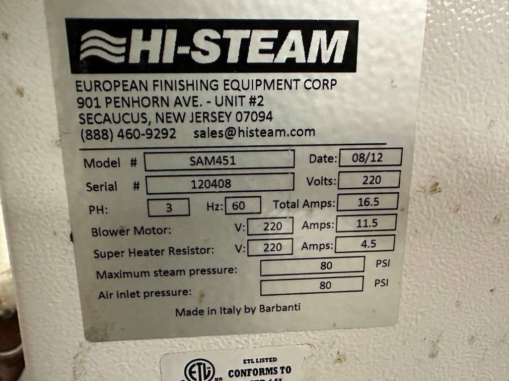 High Steam 451 Shirt/Sport Coat Press