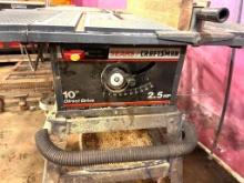 Craftsman Direct Drive w/10" Table Saw w/ rollers