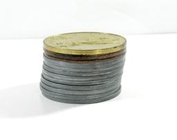 (12) 3" Metal Coin Replicas