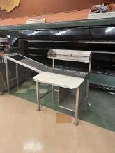 4FT HOBART LABELING TABLE WITH CONVEYOR