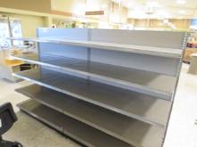 MADIX WALL SHELVING 60IN TALL 22/22 - 24FT RUN - SOLD BY THE FOOT