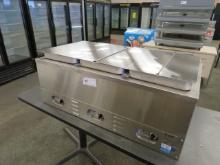 NEW CROWN VERITY CV3WHS 3-WELL COUNTERTOP STEAM TABLE