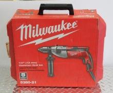 Milwaukee 1/2" Hammer Drill Kit in Case